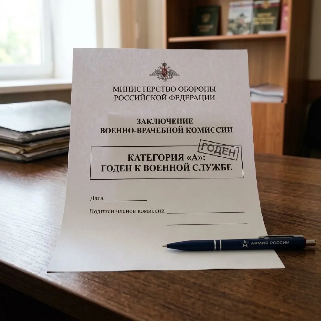 Категория годности «А»: годен к военной службе